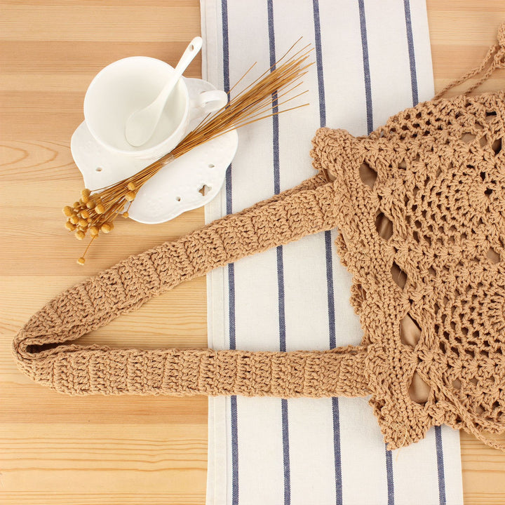 Large crochet bag with adjustable carrying strap Stornfield