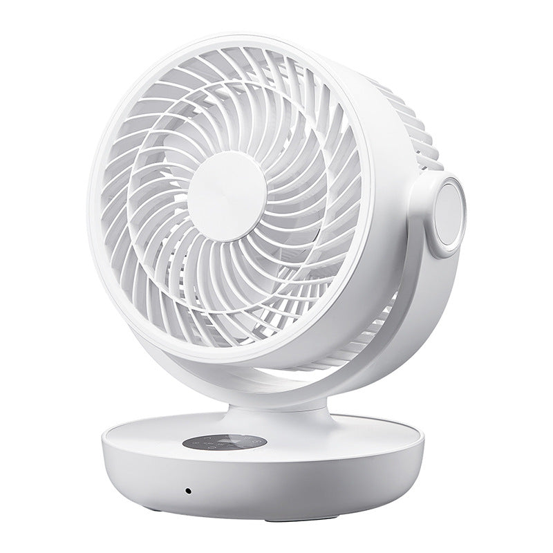 Unisex compact table fan with tiltable head and multiple speed settings Stornfield