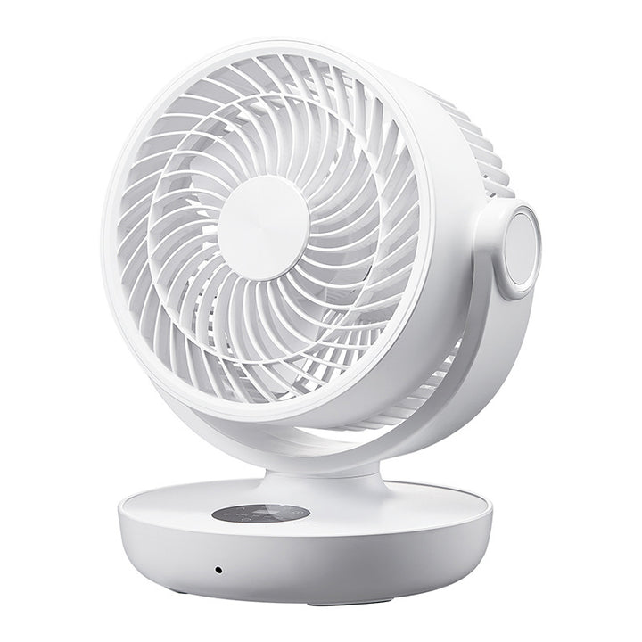 Unisex compact table fan with tiltable head and multiple speed settings Stornfield