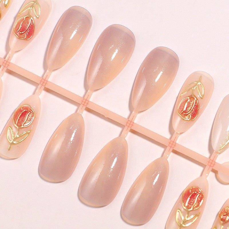 Elegant Press-on Nail Set Stornfield