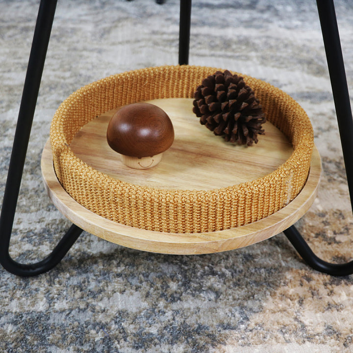 Decorative Round Woven Coffee Table Stornfield