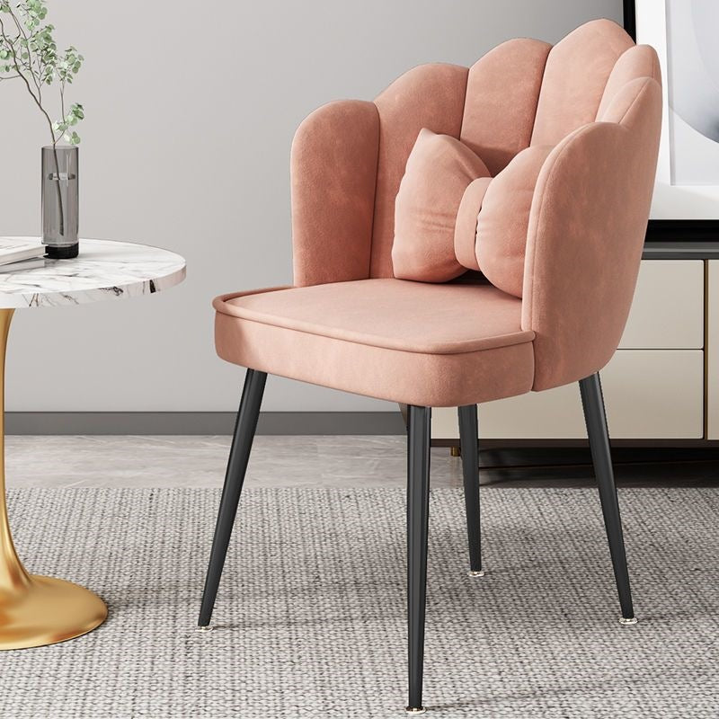 Modern Accent Chair with Gold Legs Stornfield