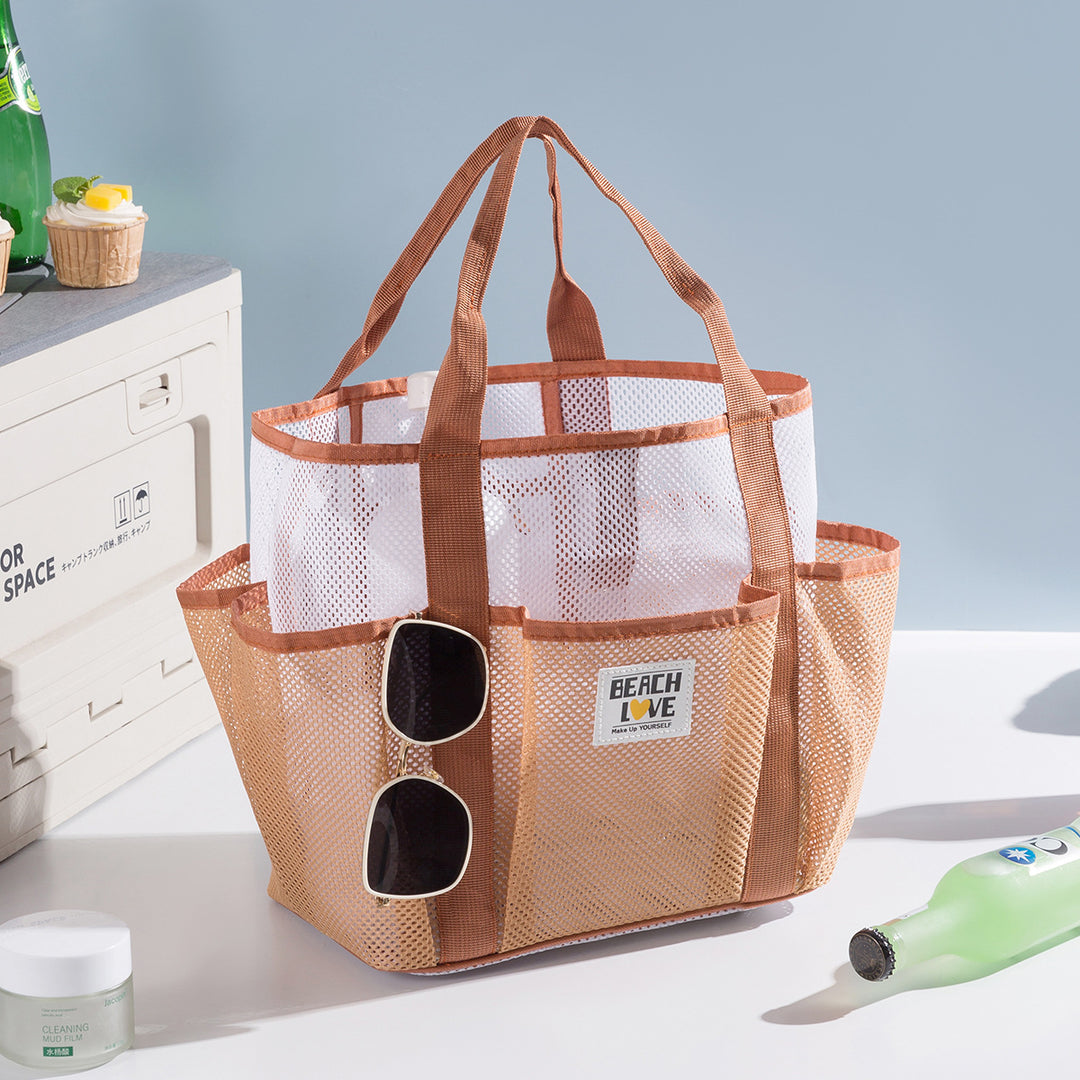 Spacious Mesh Beach Tote