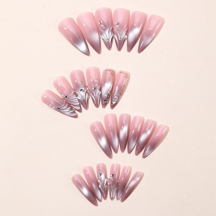 Elegant Sculpted Nail Art Extensions Stornfield
