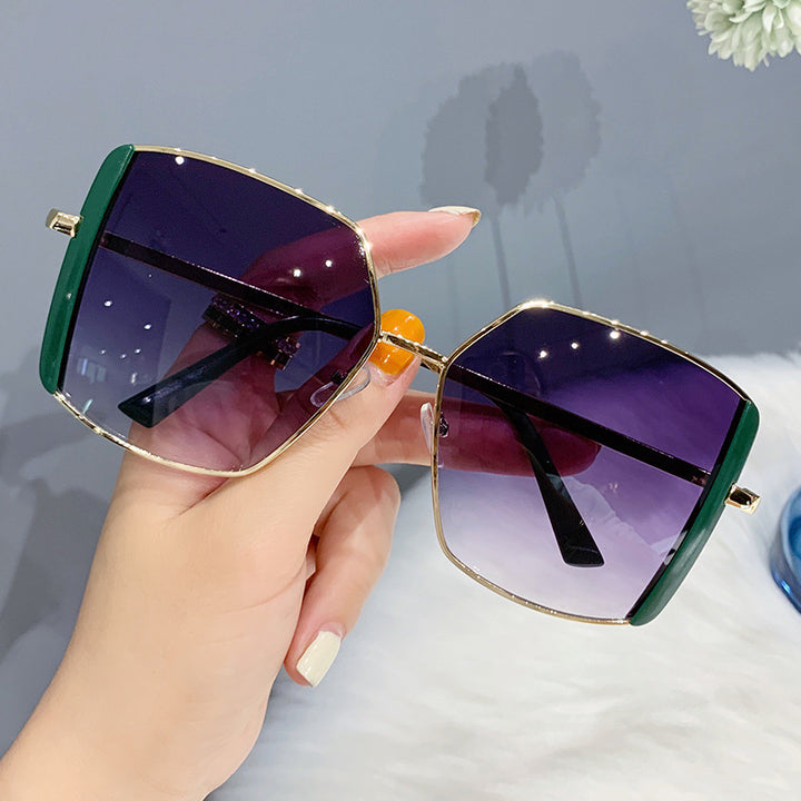 Women's oversized sunglasses with glamorous frame Stornfield