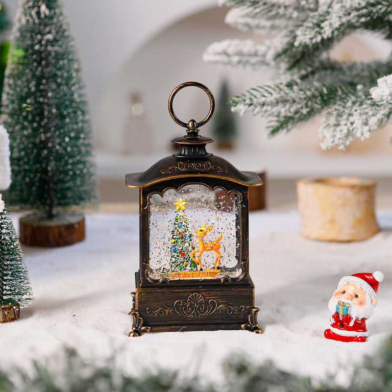 Lighter lantern with snow scenes Stornfield