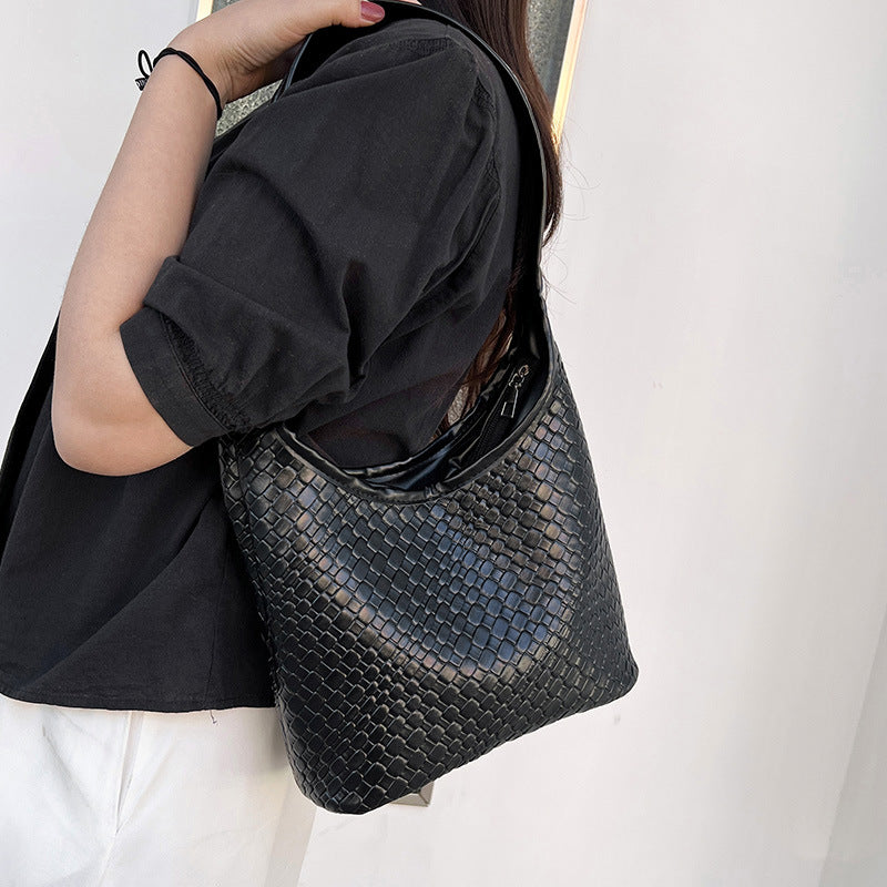 Textured Woven Hobo Bag Stornfield