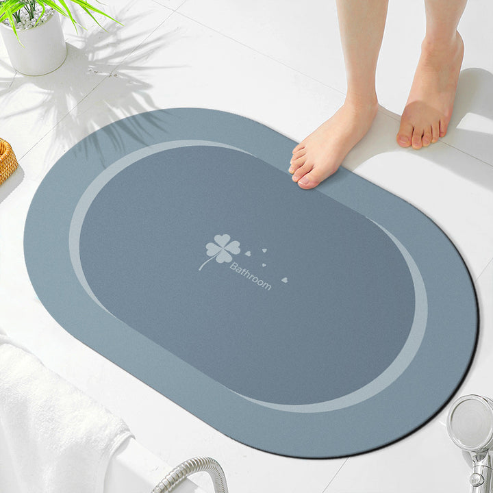 Soft Microfiber Bath Mat with Anti-Slip Features