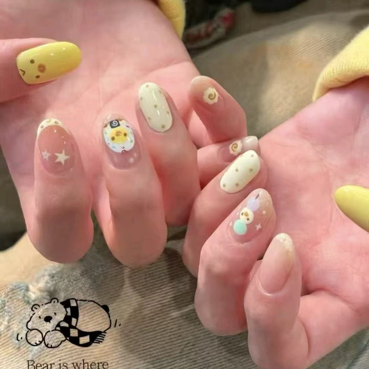 Creative Cartoon Press-On Nail Art Stornfield