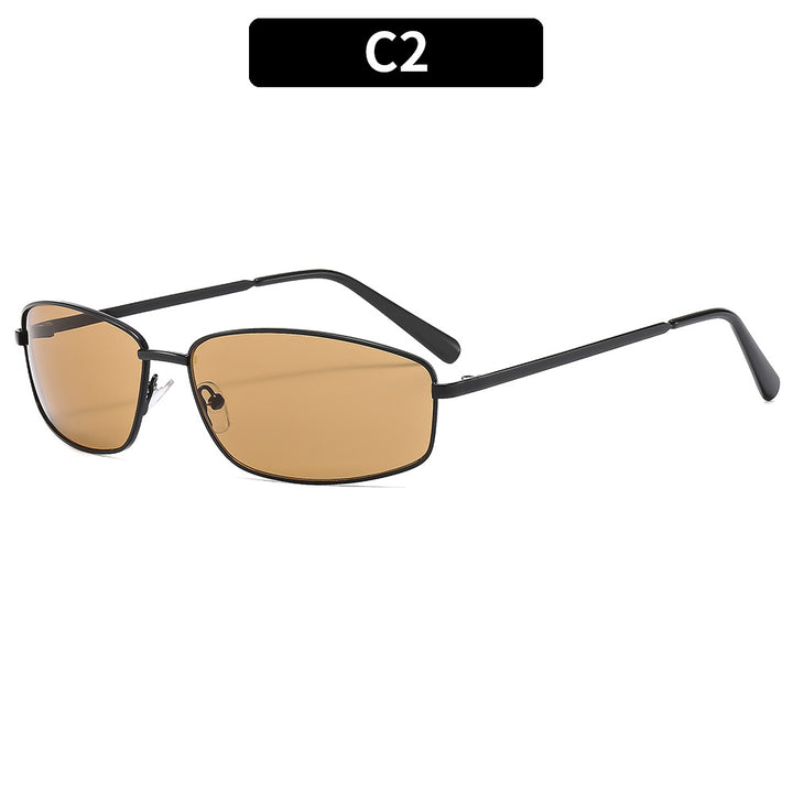 Stylish Rectangular Frame Sunglasses