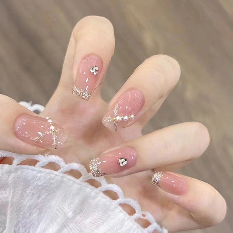 Artificial nails with heart design Stornfield