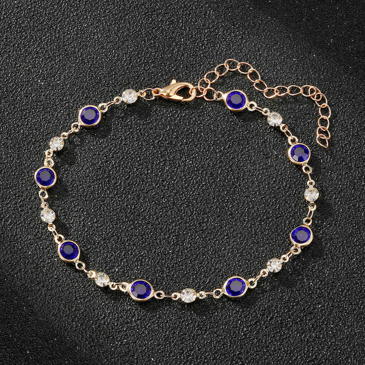 Elegant Rhinestone Chain Anklet Stornfield