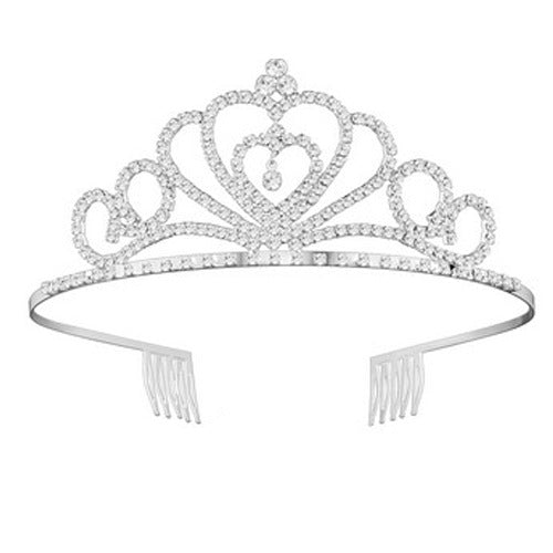 Women Glamorous Crystal Tiara Stornfield