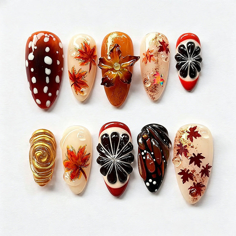 Elegant Artificial Nail Design Set Stornfield