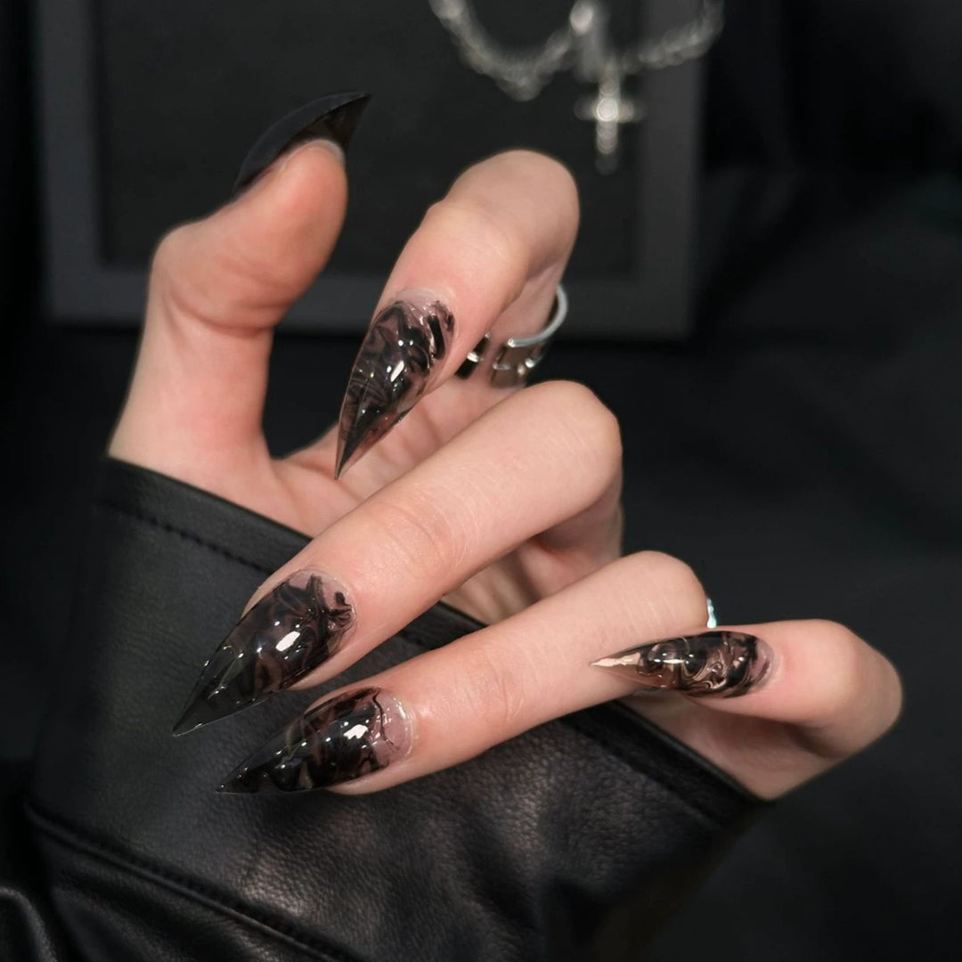 Gothic Stiletto Press-On Nail Set