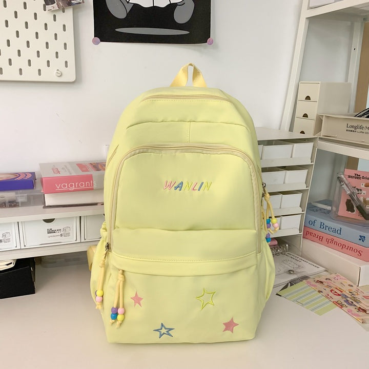 Playful Star-Embellished Backpack Stornfield