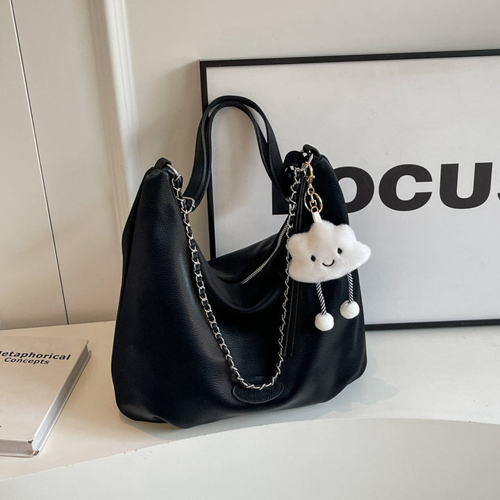 Soft Leather Slouchy Shoulder Bag