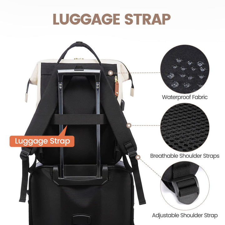 Multifunctional Laptop Backpack with Insulated Interior Compartment and Practical Outer Pockets Stornfield