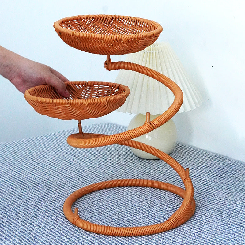 Multi-Tiered Wicker Storage Stornfield