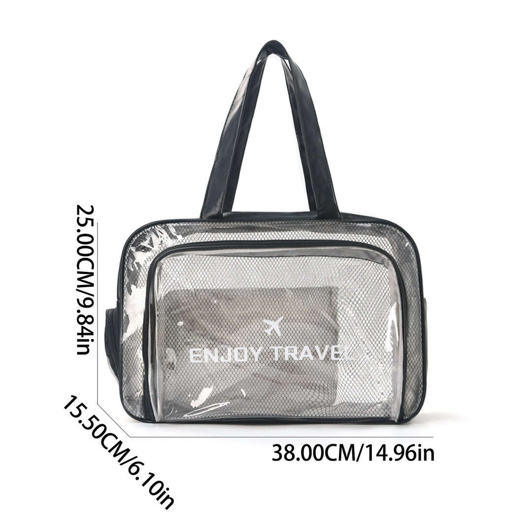 Transparent Travel Bag with Versatile Compartments Stornfield