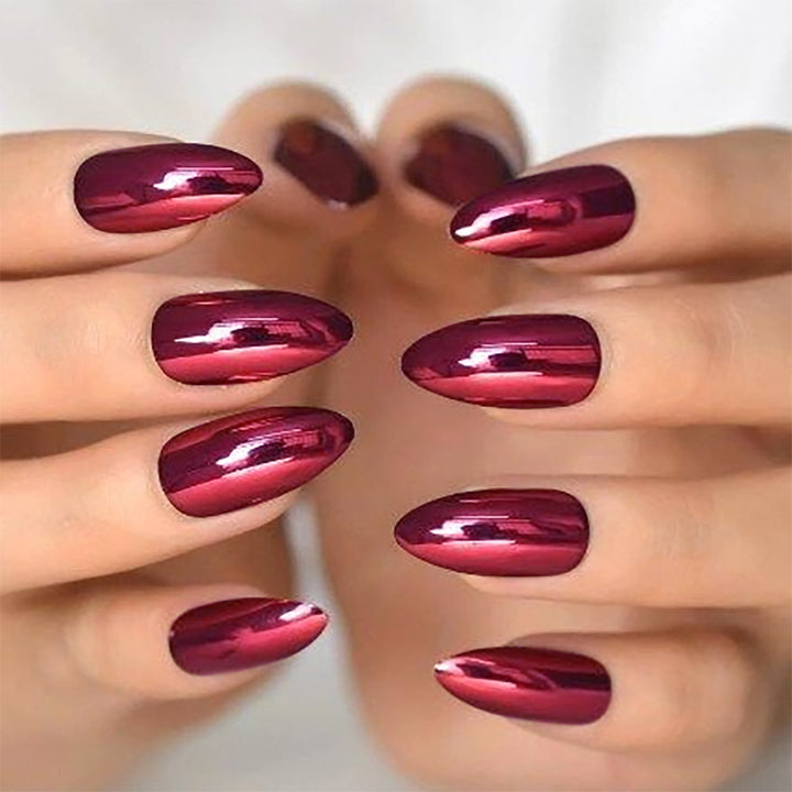 Premium Glossy Almond-Shaped Press-On Nails Stornfield 1787225060