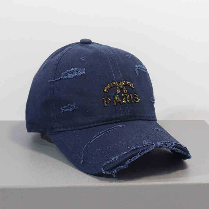 Women's Distressed Graphic Adjustable Baseball Cap Stornfield