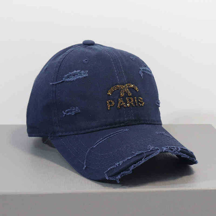 Women's Distressed Graphic Adjustable Baseball Cap Stornfield