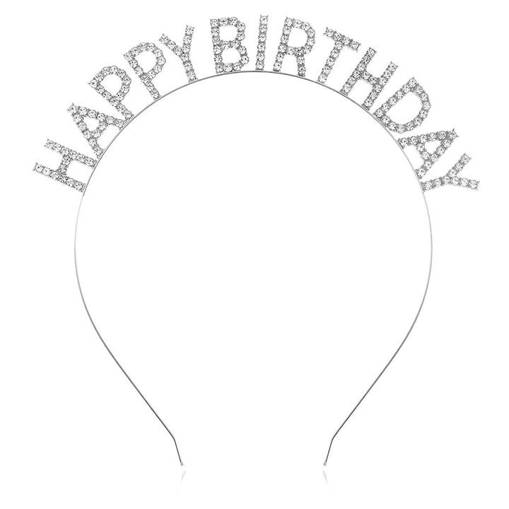 Ladies Glitter Headband with "Happy Birthday" Inscription Stornfield