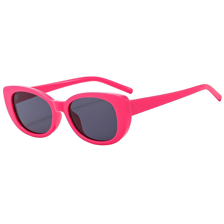 Women's Cat-Eye Sunglasses with High-Gloss Plastic Frame Stornfield