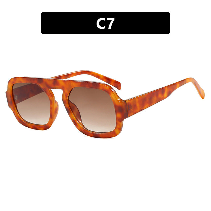 Women's modern oversized sunglasses in angular design Stornfield