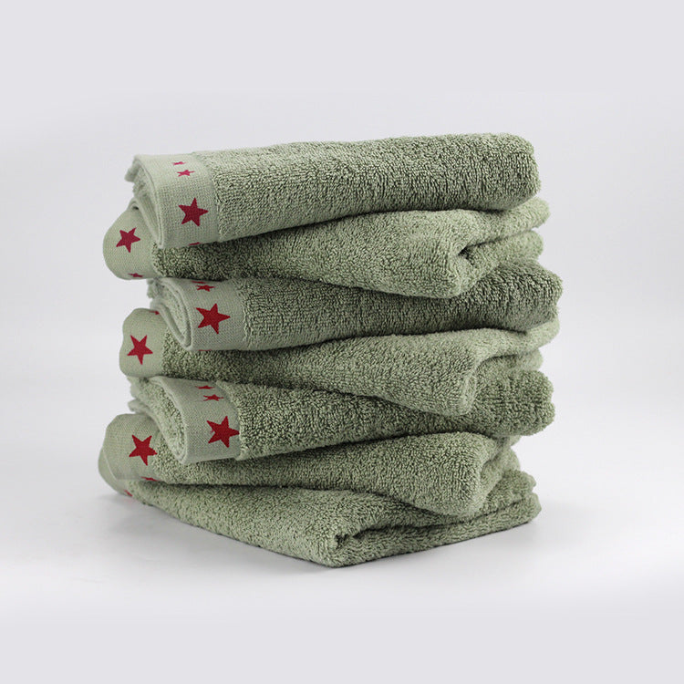 Care Towel With Soft Surface And Decorative Star Border Stornfield