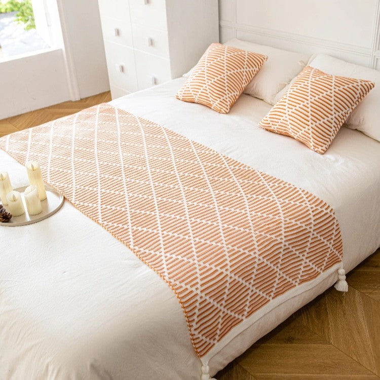 Decorative Knit Throw Blanket