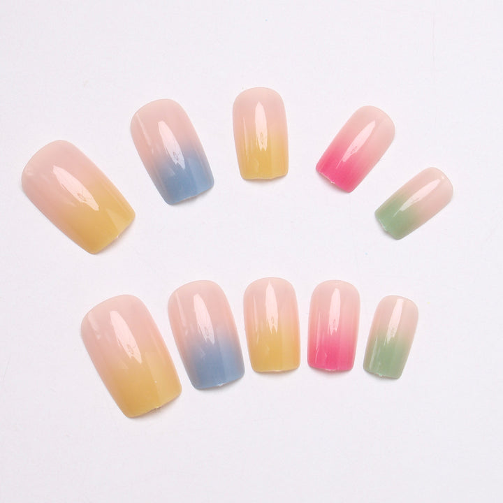Ombre Gradient Press-On Nails Stornfield
