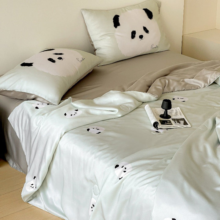 Cute Cartoon Dog-Themed Bedding Set