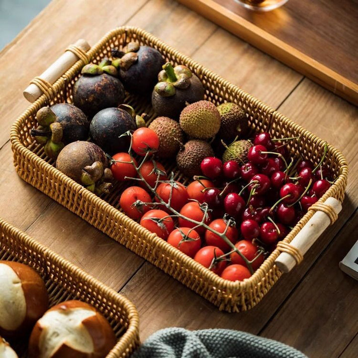 Rectangular Woven Storage Basket Stornfield