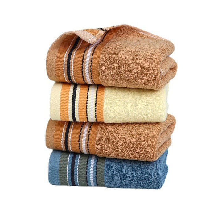 Premium Terry Bath Towel With Elegant Striped Border Stornfield