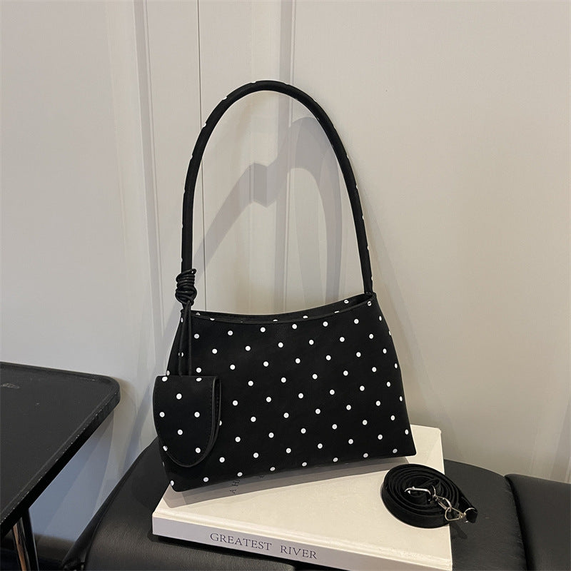Polka Dot Shoulder Handbag
