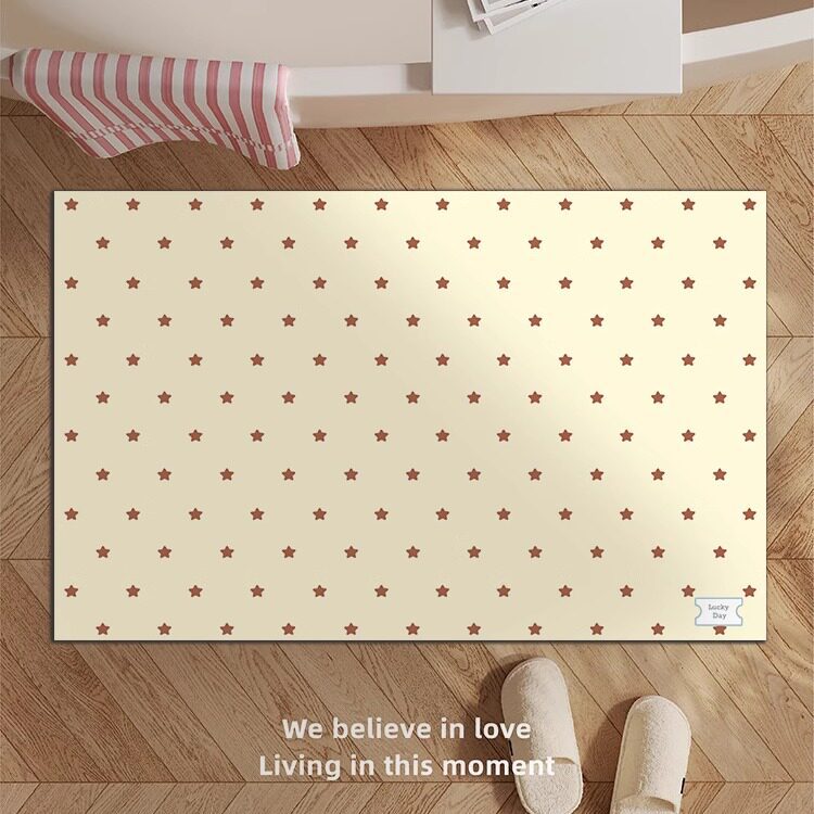 Playful Bunny-Themed Bath Mat