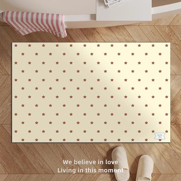 Playful Bunny-Themed Bath Mat