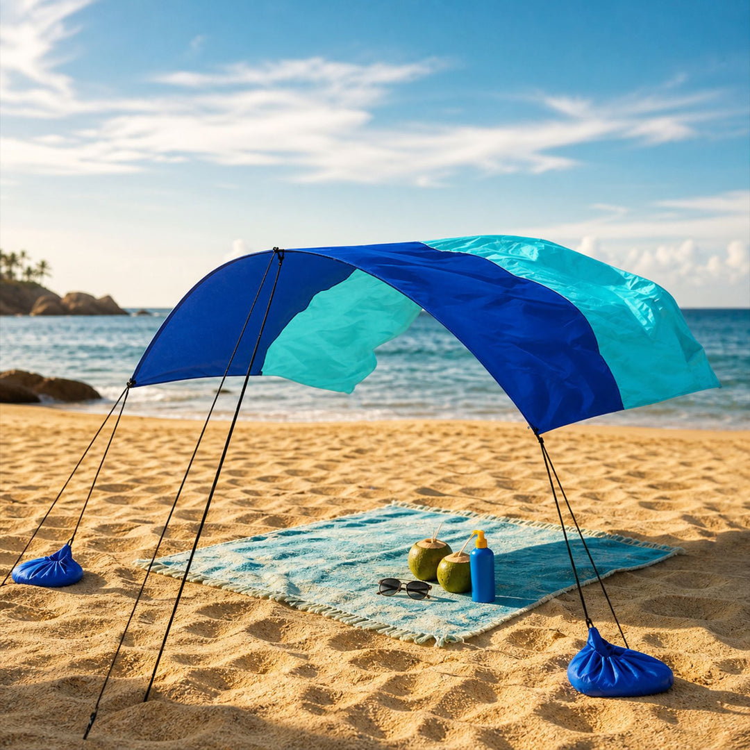 Pop-Up Adjustable Beach Shade Canopy Stornfield