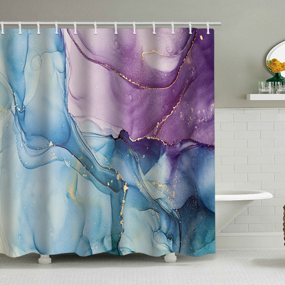 Artistic Marble Design Shower Curtain Stornfield