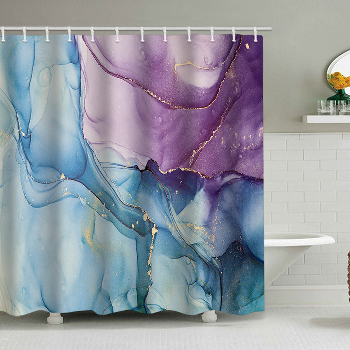 Artistic Marble Design Shower Curtain Stornfield