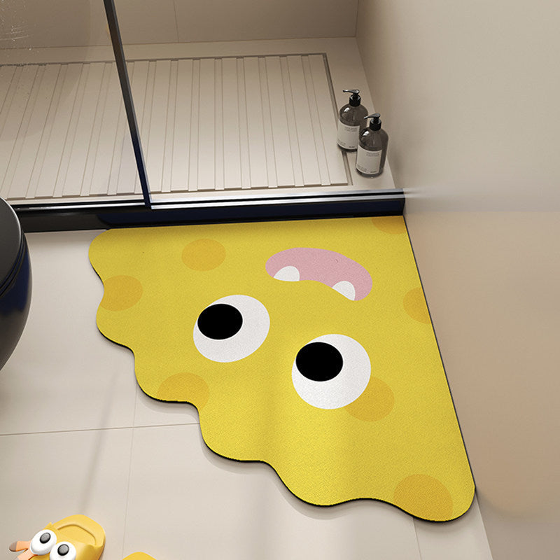 Cute Cartoon Animal-Themed Bath Mat