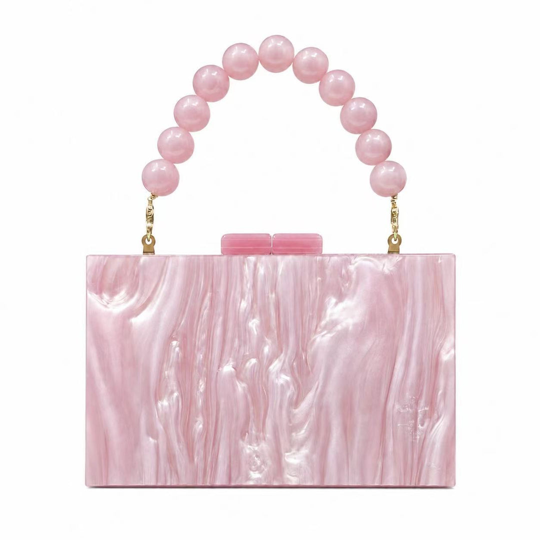 Elegant Acrylic Structured Handbag