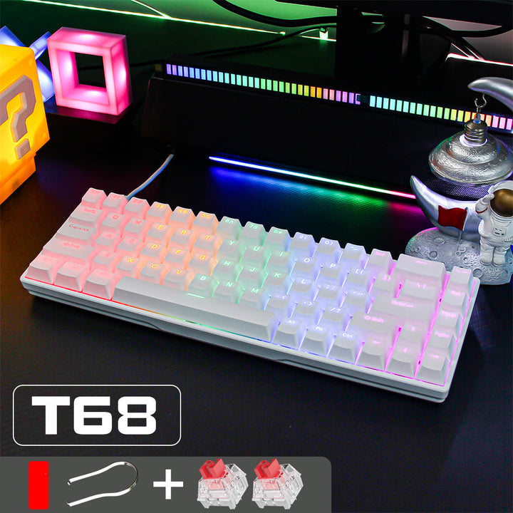 Compact RGB Mechanical Keyboard with Customizable Keys Stornfield