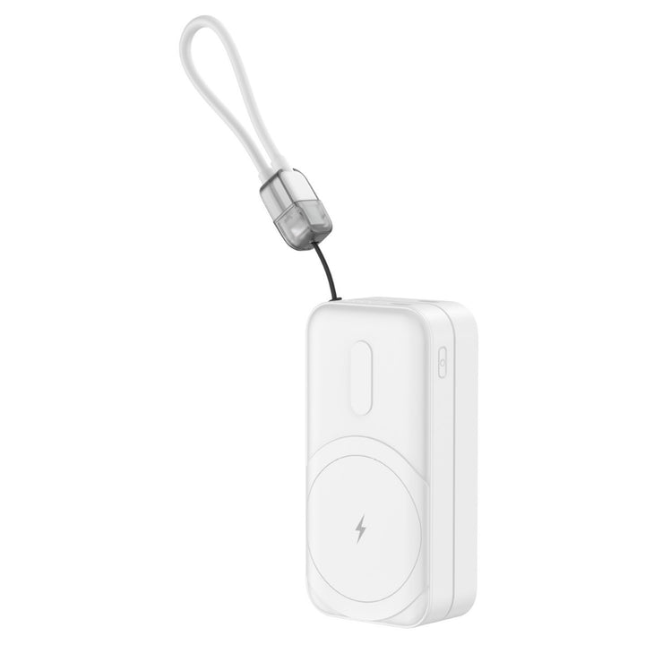 Portable power bank with integrated charging connector and practical loop Stornfield