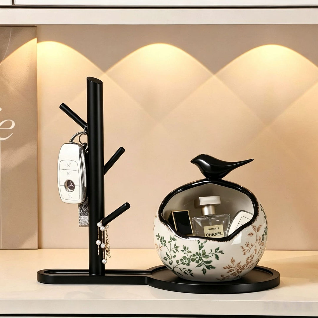 Decorative Key Holder Stand for Home Entryway