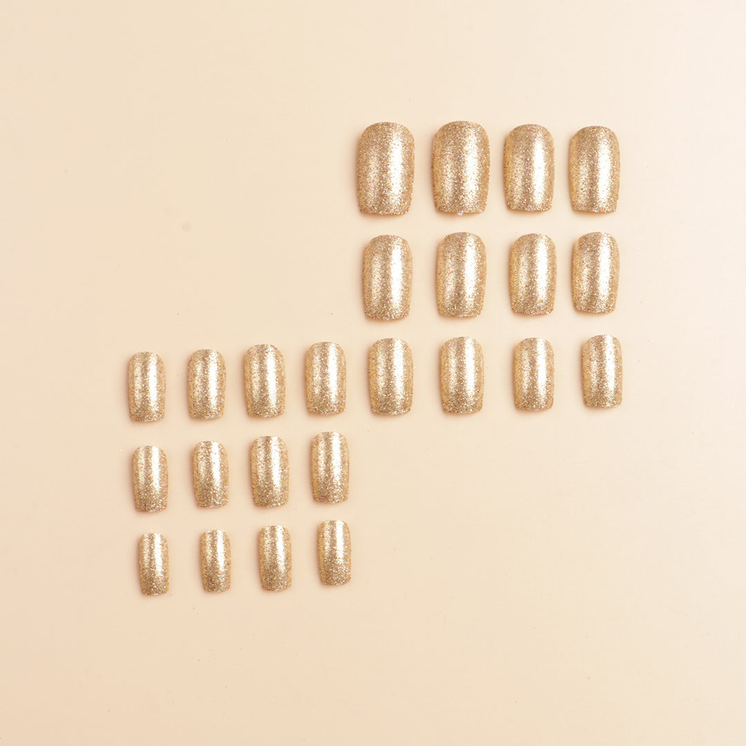 Glittery Press-On Nail Set Stornfield