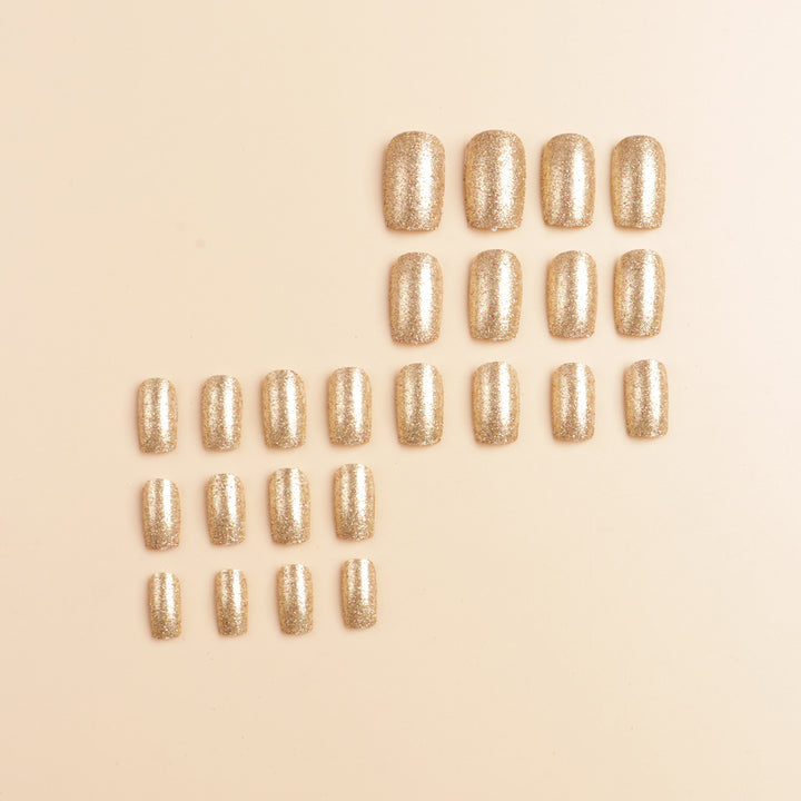 Glittery Press-On Nail Set Stornfield