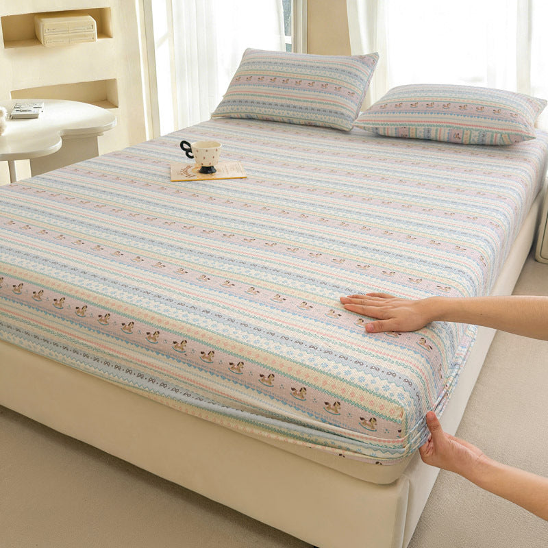 Soft Printed Mattress Protector